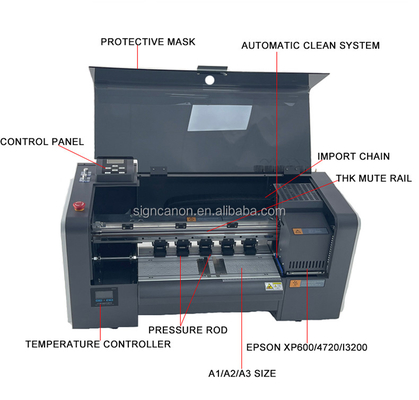 A3 DTF Inkjet Printer Better Printer Transfer Film T Shirt Heat Transfer Label Flatbed printer