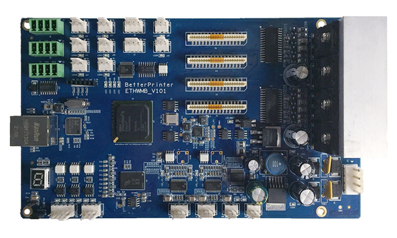 Print 7610 Double Head Board For ECO Solvent Printer Network Flat Cable Version Board For UV Dtf Printer