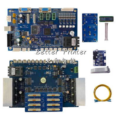 TX800 Print Head Inkjet Board Set For Flatbed UV Printer Cylindrical Wine Bottles Cartons Cup Glass Cup Printing ﻿
