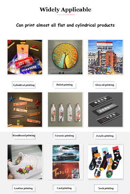 Photo High-precision Printing Board G5i Inkjet Printer Advertising Posters High-speed Cylindrical UV Flatbed Printer