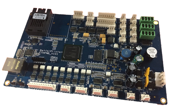 Gigabit Network Four Head I3200 Inkjet Print Board , White Ink Pyrography Printer Kit