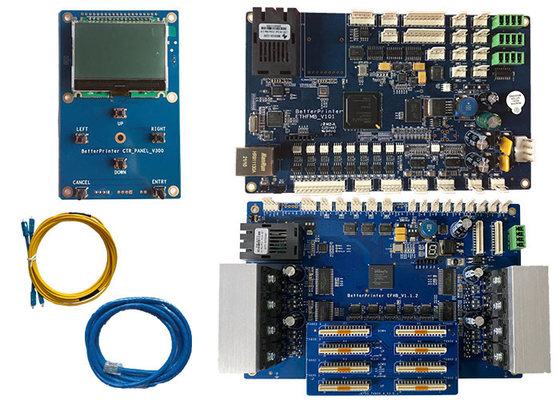 TX800 four head inkjet printer system network interface inkjet board use for cylindrical printer
