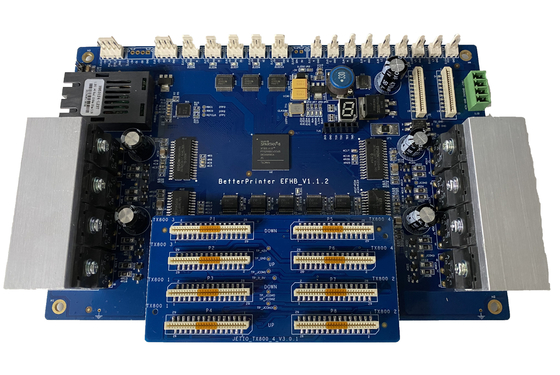 TX800 four head inkjet printer system network interface inkjet board use for cylindrical printer