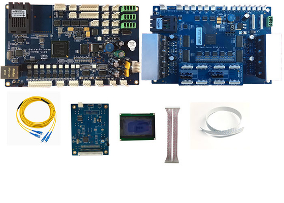 Gigabit Network I3200 Double Head Inkjet Control Board For White Ink Pyrography Printer
