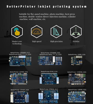 Inkjet board 2 Head i3200 Printhead Board kit For advertising photo printing UV flat panel textile printer board